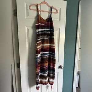 Cider Spaghetti Strap Sweater Dress